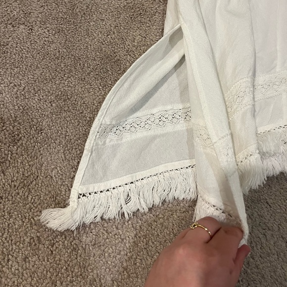 Soft Surroundings Asymmetrical V-neck Blouse - Picture 3 of 6